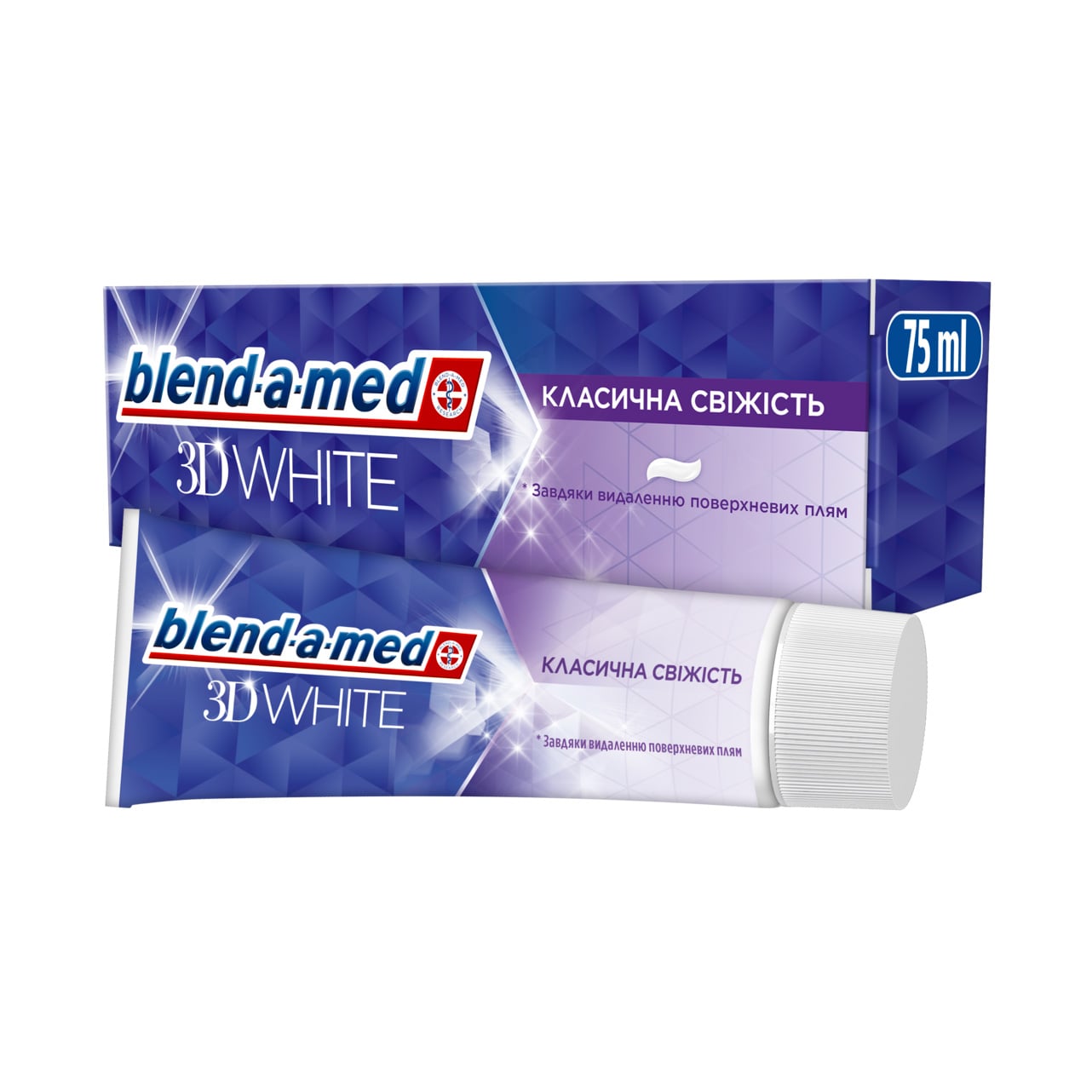 Зубна паста blend-a-med 3D WHITE Класична свіжість, 75 мл